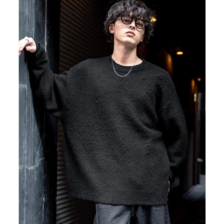 シャギーニット モヘアタッチ オーバーサイズ | Rocky Monroe | 詳細画像2 