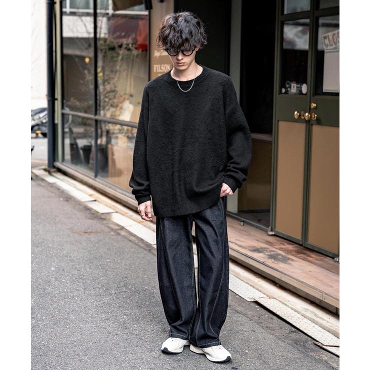 シャギーニット モヘアタッチ オーバーサイズ | Rocky Monroe | 詳細画像4 