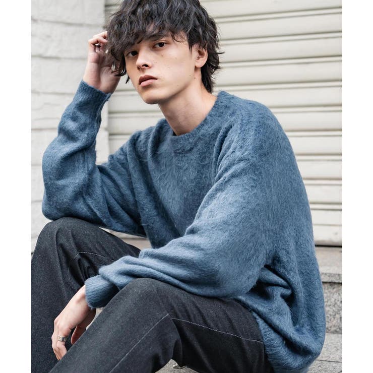 シャギーニット モヘアタッチ オーバーサイズ | Rocky Monroe | 詳細画像6 