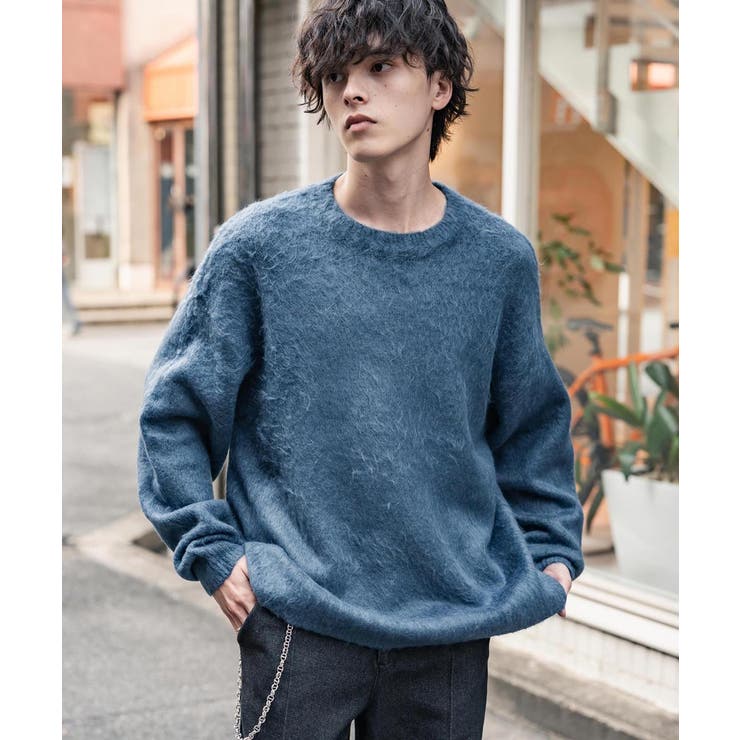 シャギーニット モヘアタッチ オーバーサイズ | Rocky Monroe | 詳細画像7 