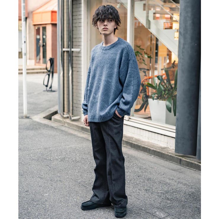 シャギーニット モヘアタッチ オーバーサイズ | Rocky Monroe | 詳細画像8 