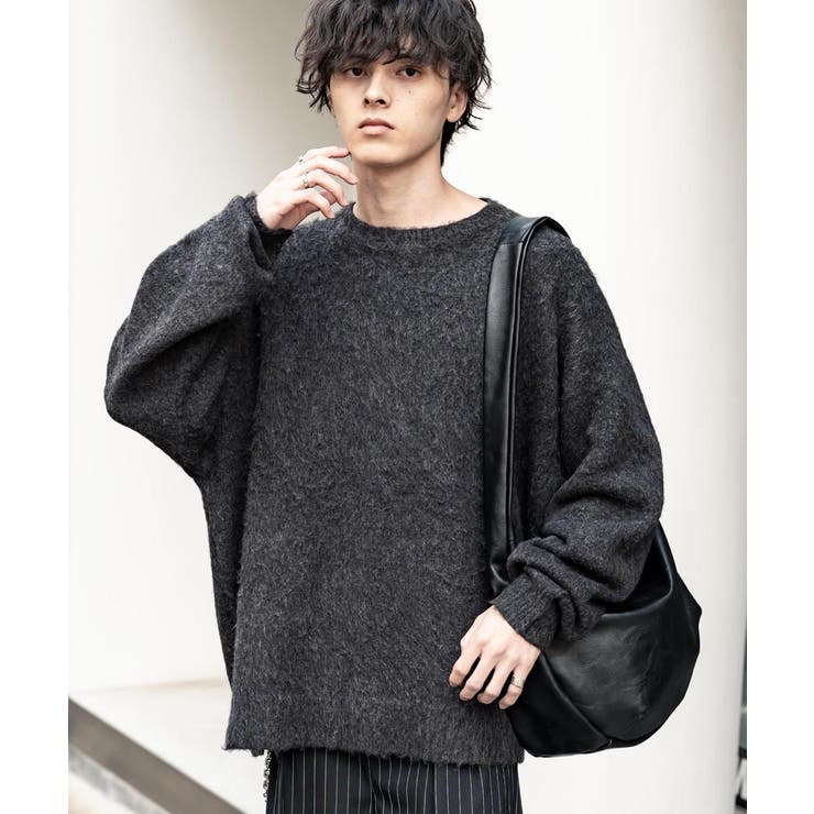 シャギーニット モヘアタッチ オーバーサイズ | Rocky Monroe | 詳細画像11 