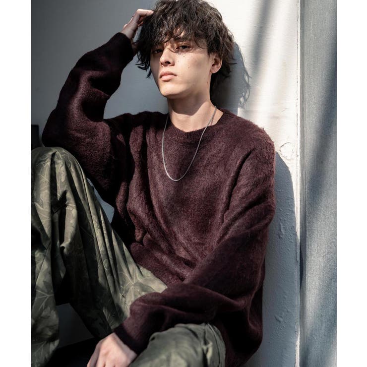 シャギーニット モヘアタッチ オーバーサイズ | Rocky Monroe | 詳細画像14 