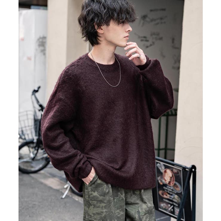 シャギーニット モヘアタッチ オーバーサイズ | Rocky Monroe | 詳細画像15 