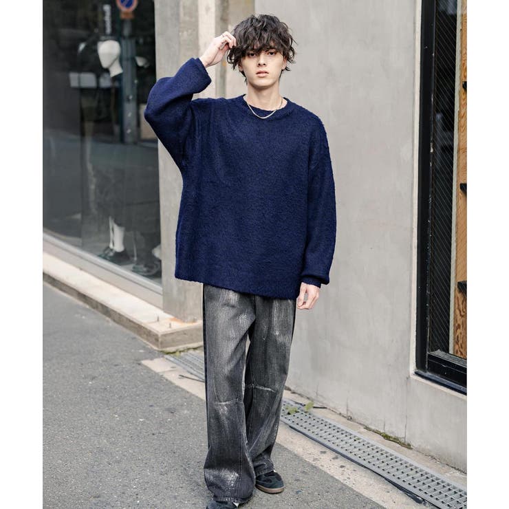 シャギーニット モヘアタッチ オーバーサイズ | Rocky Monroe | 詳細画像25 