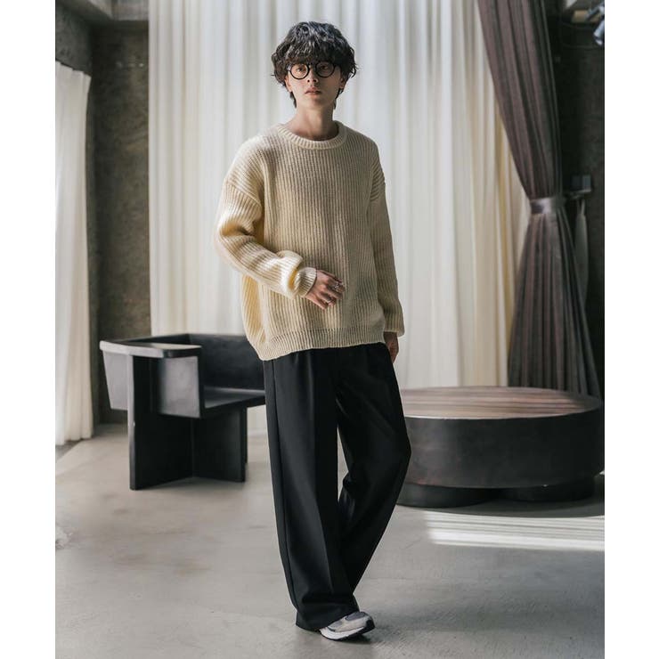 ニット 畦編み クルーネック | Rocky Monroe | 詳細画像32 