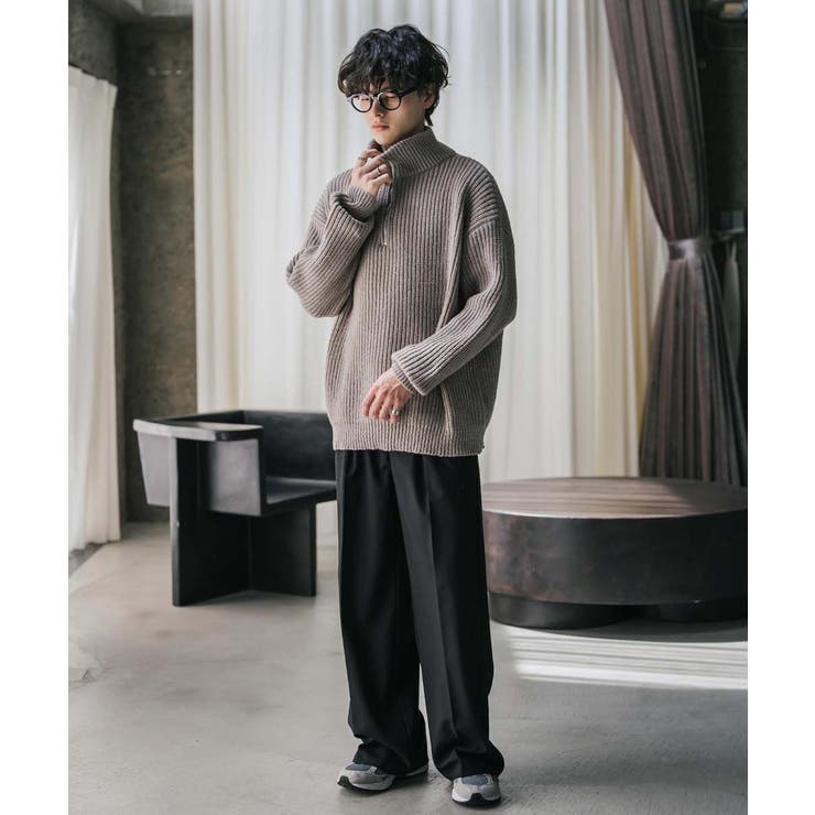 ニット ハーフジップ 畦編み | Rocky Monroe | 詳細画像37 