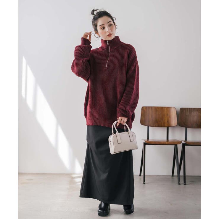 ニット ハーフジップ 畦編み | Rocky Monroe | 詳細画像44 