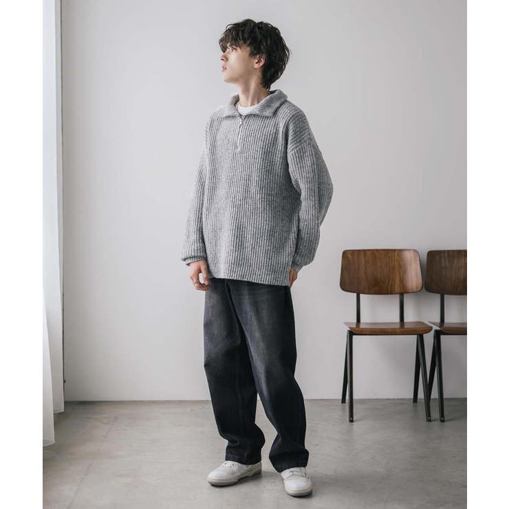 ニット ハーフジップ 畦編み | Rocky Monroe | 詳細画像48 