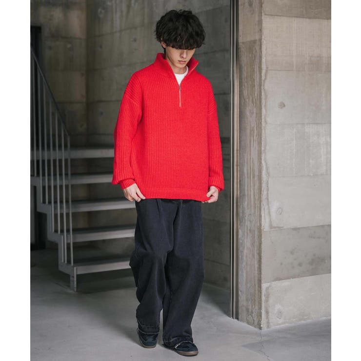 ニット ハーフジップ 畦編み | Rocky Monroe | 詳細画像72 