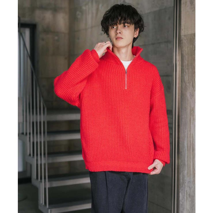 ニット ハーフジップ 畦編み | Rocky Monroe | 詳細画像74 