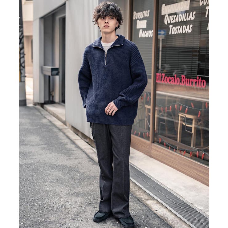 ニット ハーフジップ 畦編み | Rocky Monroe | 詳細画像77 