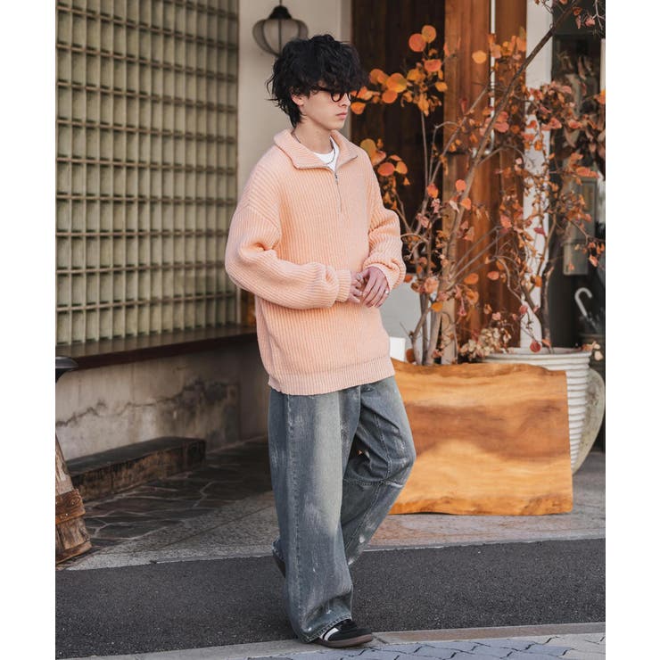 ニット ハーフジップ 畦編み | Rocky Monroe | 詳細画像86 