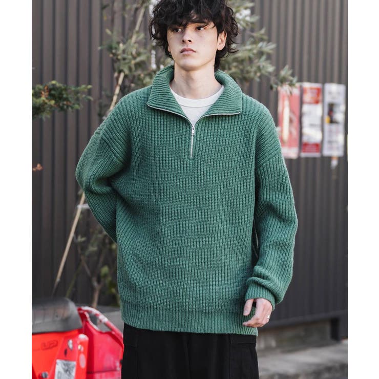 ニット ハーフジップ 畦編み | Rocky Monroe | 詳細画像87 