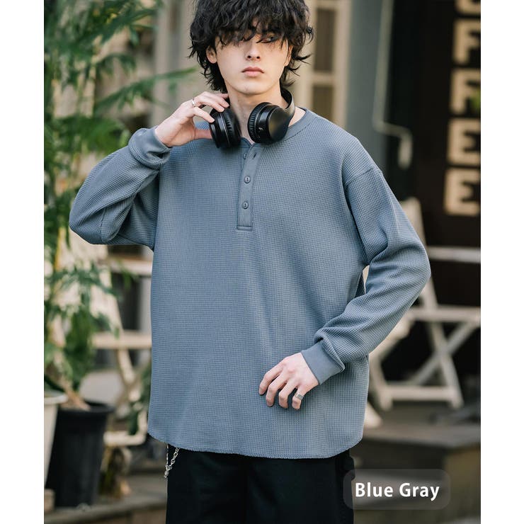 Tシャツ 長袖 ワッフル[品番：OE000008840]｜Rocky Monroe（ロッキー
