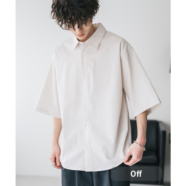 オフ | 接触冷感 カジュアルシャツ 半袖 | Rocky Monroe