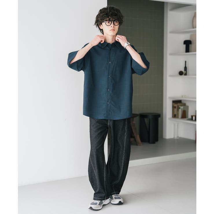 接触冷感 カジュアルシャツ 半袖 | Rocky Monroe | 詳細画像10 