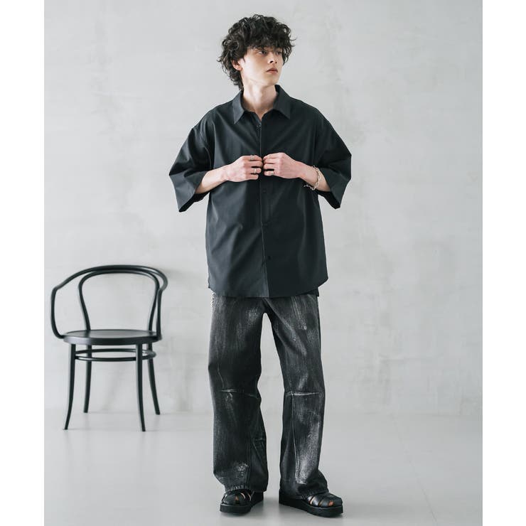 接触冷感 カジュアルシャツ 半袖 | Rocky Monroe | 詳細画像24 