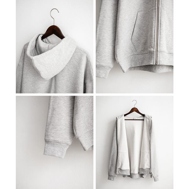 フルジップパーカー 裏起毛 ユーエスポロアッスン | Rocky Monroe | 詳細画像25 