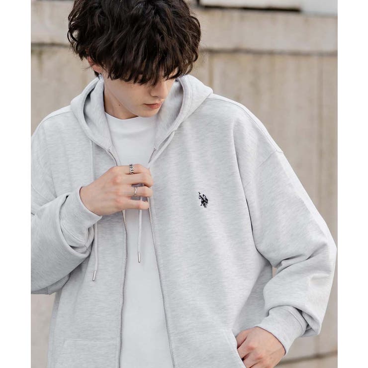 フルジップパーカー 裏起毛 ユーエスポロアッスン | Rocky Monroe | 詳細画像16 