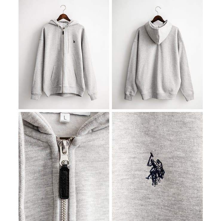 フルジップパーカー 裏起毛 ユーエスポロアッスン | Rocky Monroe | 詳細画像24 