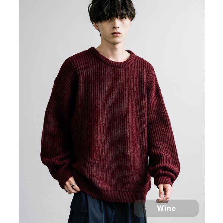 ヨーロッパ vintage オーバーサイズ　レザー　編み込み　ニット トップス ヨーロッパ vintage オーバーサイズ レザー 編み込み ニット トップス