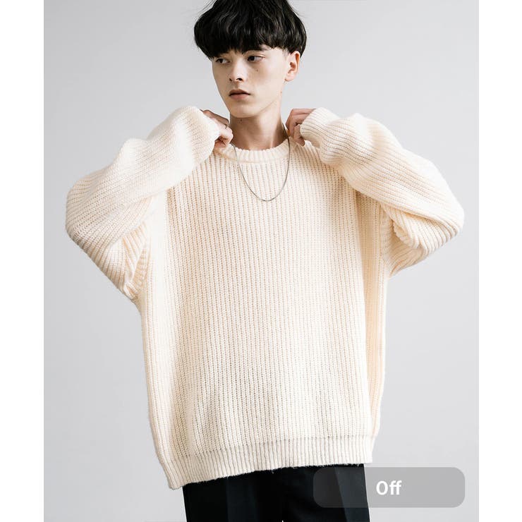 NKNIT オーバーサイズニット 黒/白 セール】オーバーサイズ ニュアンス モノトーン モヘア ゼブラ調