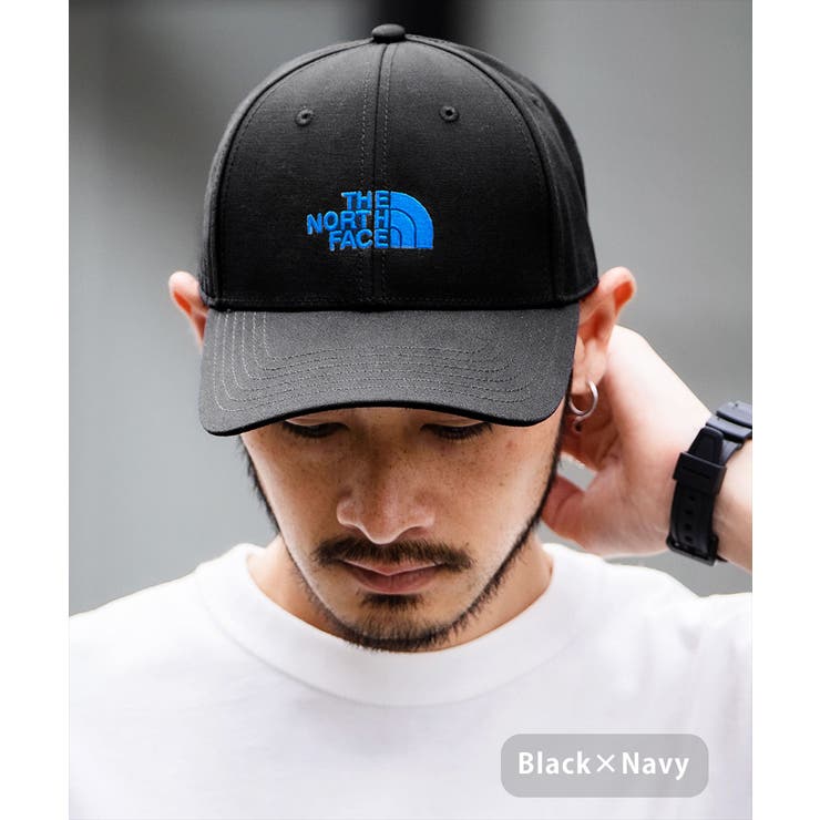 ブラック×ネイビー | THENORTHFACE ベースボールキャップ ロゴ | Rocky Monroe