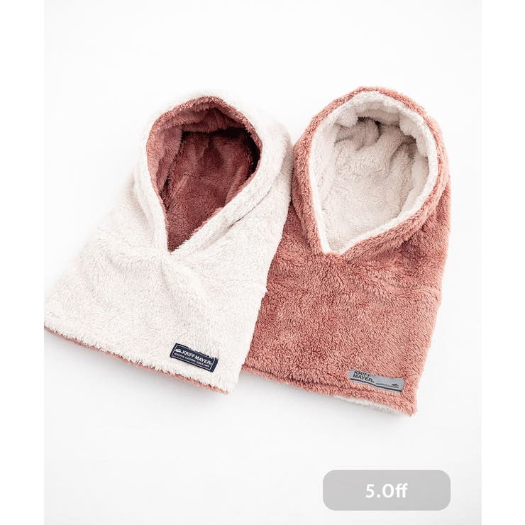 5.オフ | フードウォーマー ボア 2WAYリバーシブル | Rocky Monroe