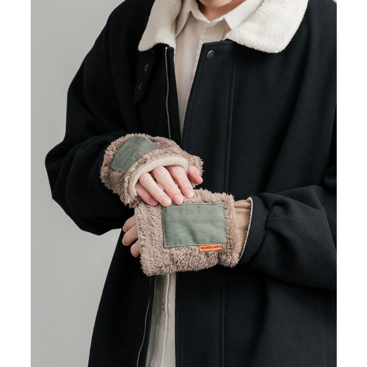 ボア手袋 ハンドウォーマー 防寒 | Rocky Monroe | 詳細画像9 