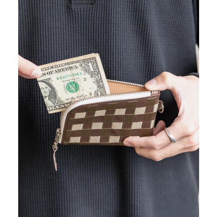 ウォレット チェック刺繍 日本製 | Rocky Monroe | 詳細画像4 