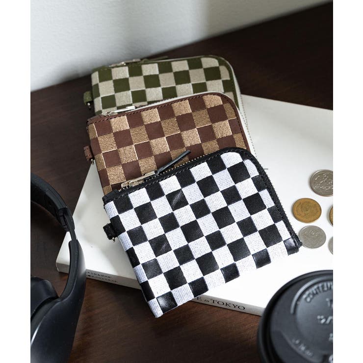 ウォレット チェック刺繍 日本製 | Rocky Monroe | 詳細画像12 