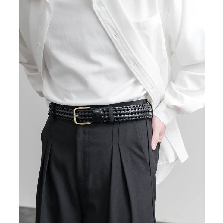 レザーベルト メッシュ 本革 | Rocky Monroe | 詳細画像3 