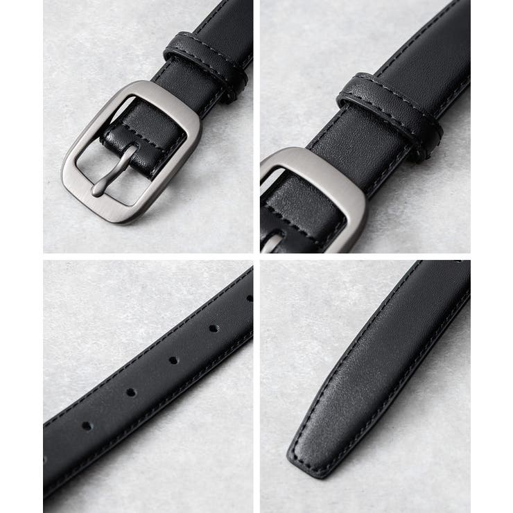 レザーベルト スクエアバックル 本革 | Rocky Monroe | 詳細画像19 