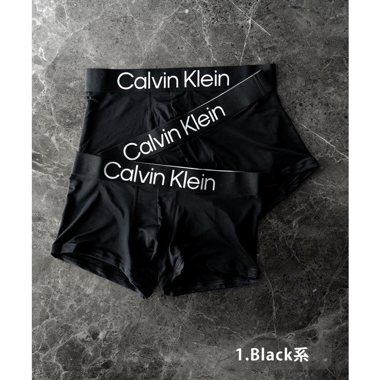 1.ブラック系 | CalvinKlein ボクサーパンツ 3枚セット | Rocky Monroe