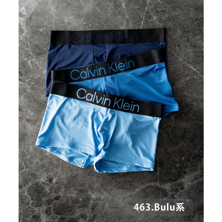 463.ブルー系 | CalvinKlein ボクサーパンツ 3枚セット | Rocky Monroe