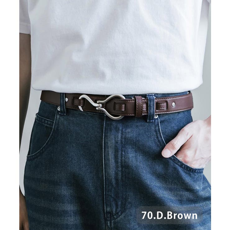 70.D.ブラウン | Dickies フックベルト フェイクレザー | Rocky Monroe