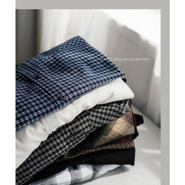 長袖チェックシャツ ネルシャツ オーバーサイズ | Rocky Monroe | 詳細画像2 