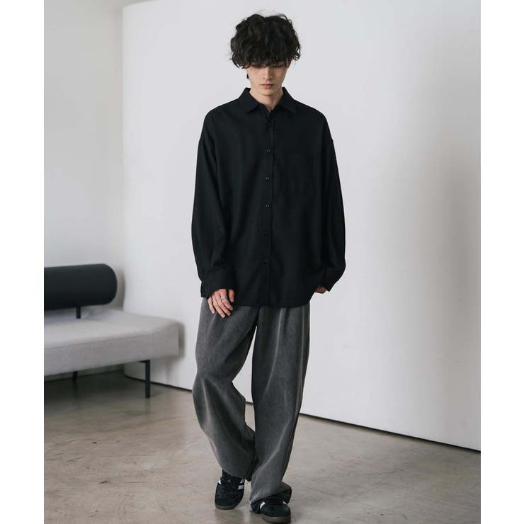 長袖チェックシャツ ネルシャツ オーバーサイズ | Rocky Monroe | 詳細画像33 