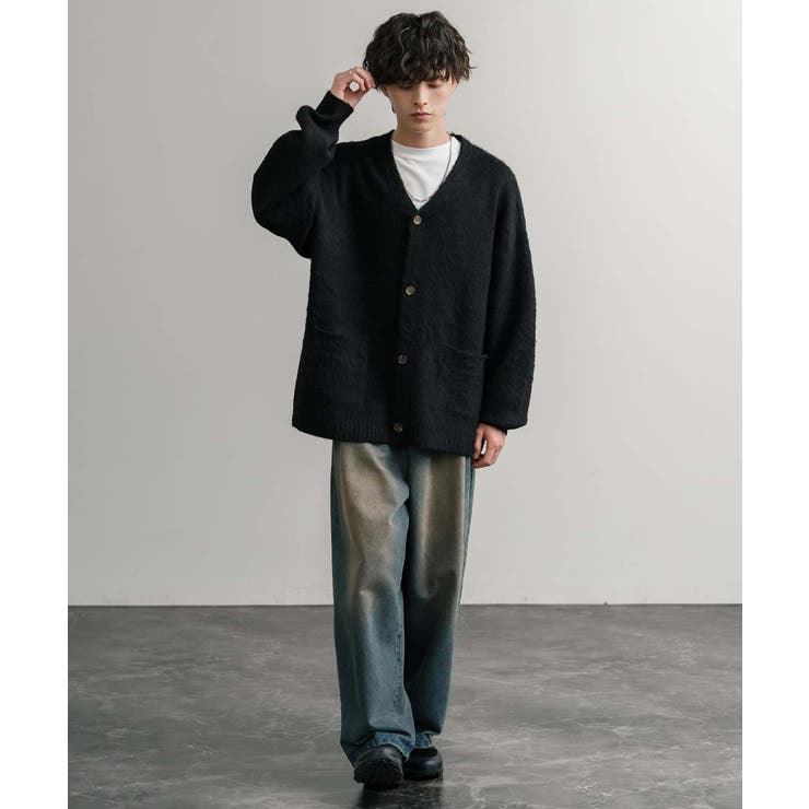 カーディガン シャギーニット セーター | Rocky Monroe | 詳細画像4 