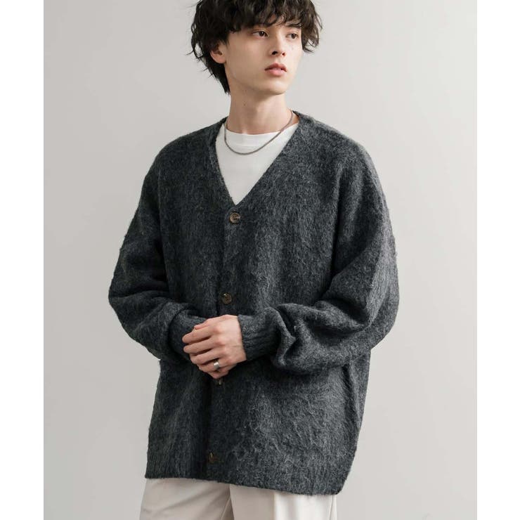 カーディガン シャギーニット セーター | Rocky Monroe | 詳細画像6 