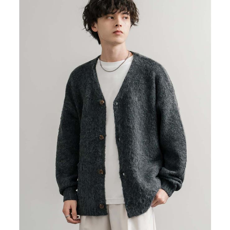 カーディガン シャギーニット セーター | Rocky Monroe | 詳細画像8 