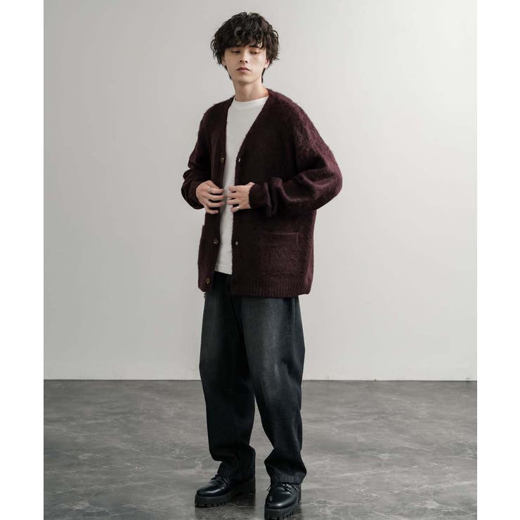 カーディガン シャギーニット セーター | Rocky Monroe | 詳細画像9 