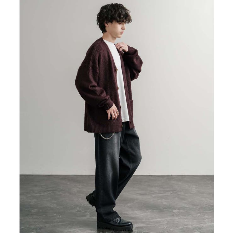 カーディガン シャギーニット セーター | Rocky Monroe | 詳細画像11 