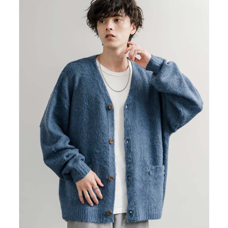 カーディガン シャギーニット セーター | Rocky Monroe | 詳細画像12 