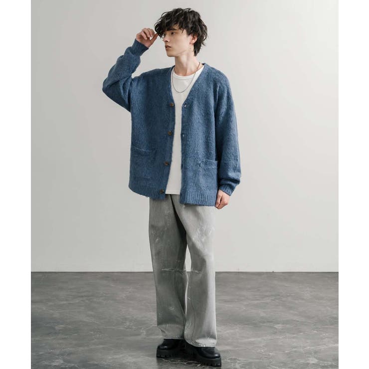 カーディガン シャギーニット セーター | Rocky Monroe | 詳細画像13 