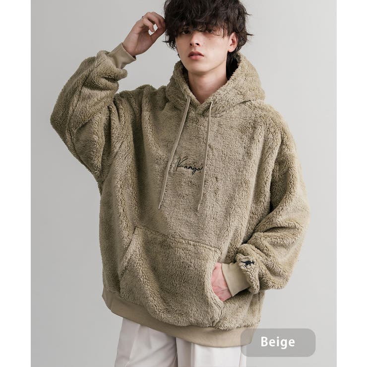 ベージュ | KANGOL ボアパーカー フリース | Rocky Monroe