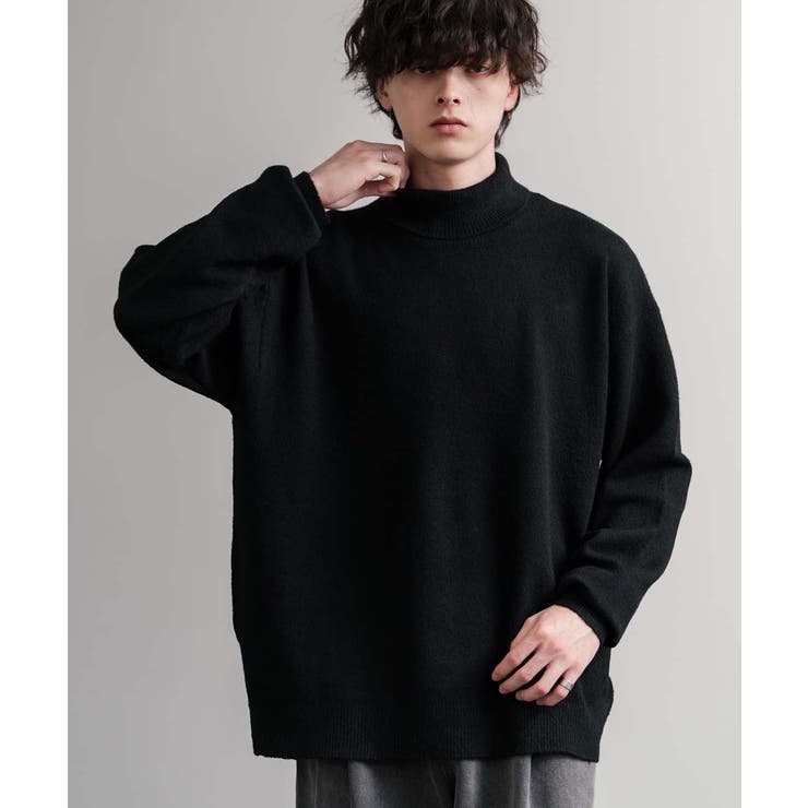 ニット タートルネック ウール混メランジセーター | Rocky Monroe | 詳細画像2 