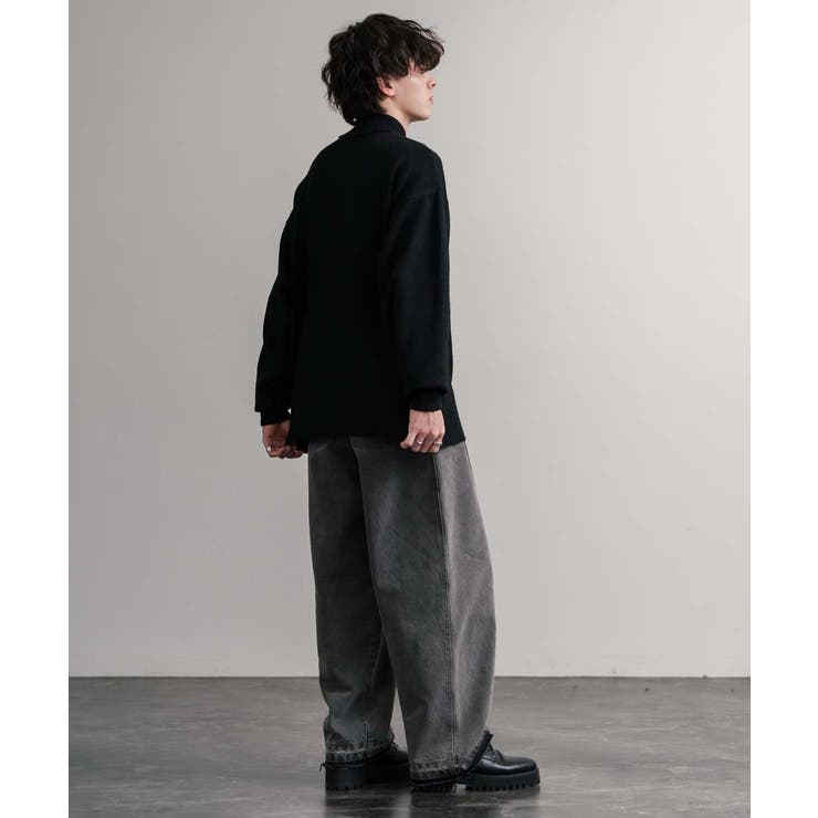 ニット タートルネック ウール混メランジセーター | Rocky Monroe | 詳細画像5 