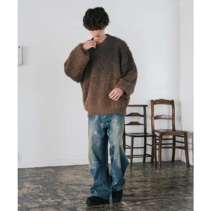 シャギーニット フェザーヤーン グラデーション | Rocky Monroe | 詳細画像6 